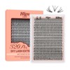 Higu clace Individual Lashes Cluster 320pcs, D curl Lash Clusters