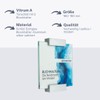 Logistic Sign System Door Sign Glass Vitrum A with Block