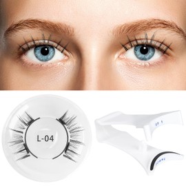 Magnetische Wimpern Magnetische Wimpern mit Applikator Wiederverwendbare magnetische Wimpern Magnetische Wimpern mit Klammer Ideal für den täglichen Glamour, besondere Anlässe