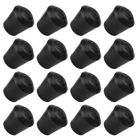 METALLIXITY Chair Leg Caps (12mm/0.47") 16 Pcs Round Rubber Chair Leg Caps Floor Protectors Furniture Chair Table Legs Bracks