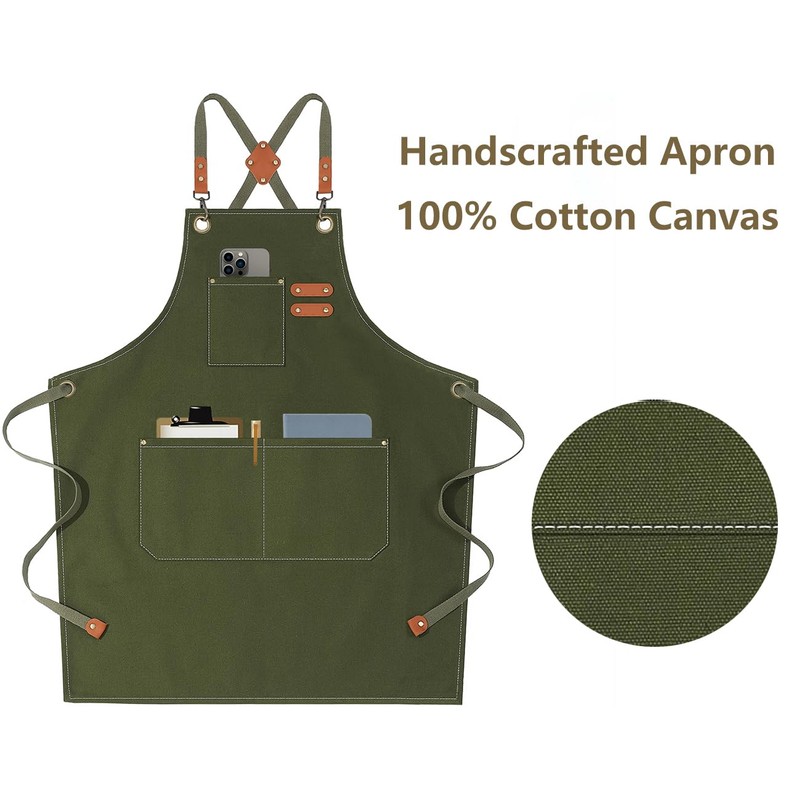 AFUN Chef Aprons for Men Women with Large Pockets, Cotton