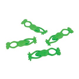 Unique Party 84753 - Stretchy Frog Slingshot Shooter Party Bag Fillers, Bag of 8