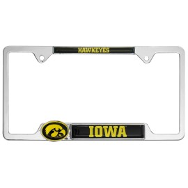 University of Iowa Hawkeyes Metal License Plate Frame