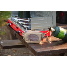 Frost River Accessory Bag - Durable Waxed Canvas Travel Organizer Toiletry Pouch, Medium, With XP Snaps, Field Tan