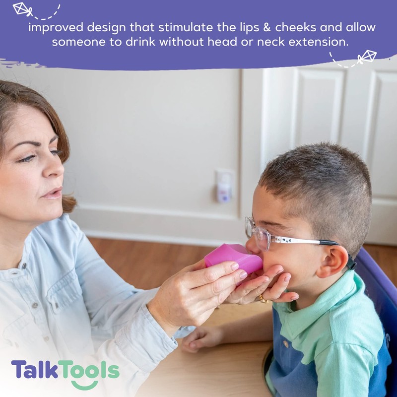 TalkTools® Tazas de entrenamiento de terapia Cut-Out Cups (3 onzas