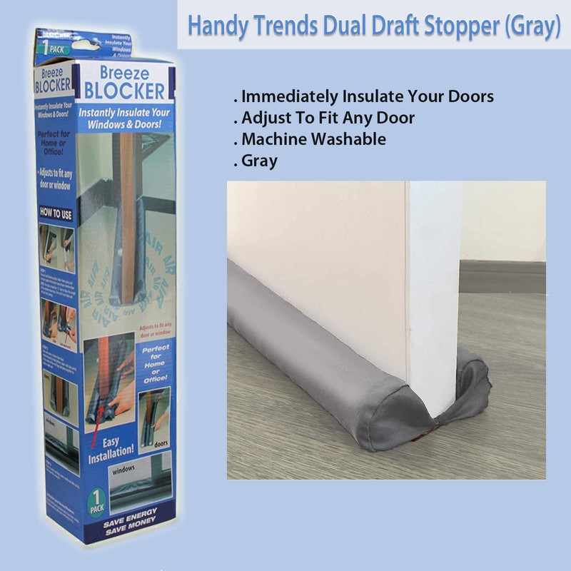 Handy Trends Breeze Blocker/Draft Stopper (Gray)