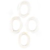 TheBeadChest White Camel Bone Ring Beads (Set of 4)