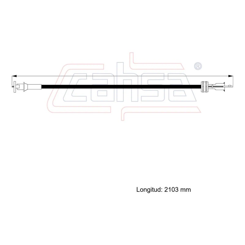 Cable Velocímetro Para Toyota Supra 1.9l 1982
