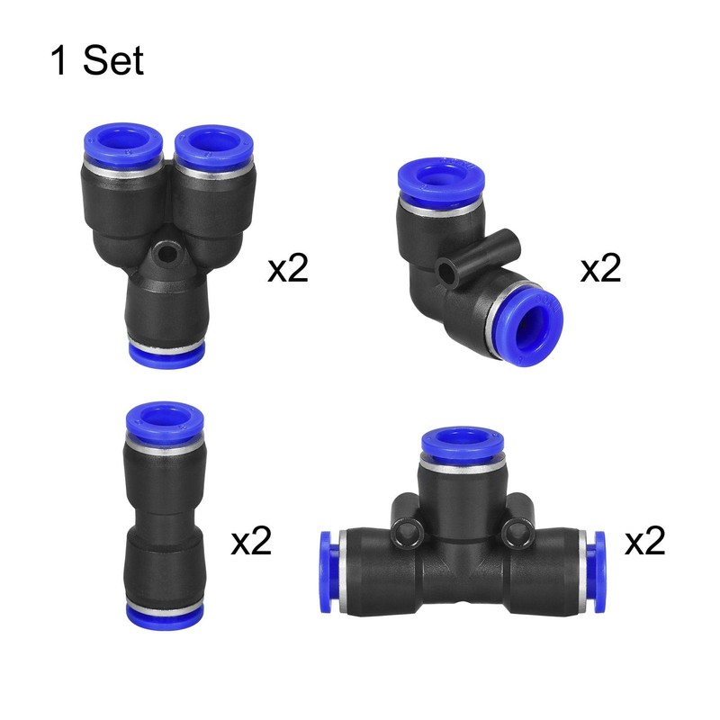 sourcing map Pneumatic Air Hose Tubing PU Air Compressor Tube