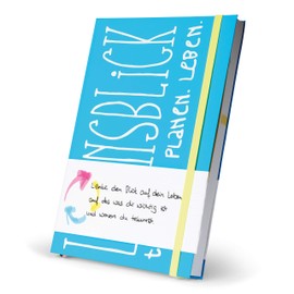 Lebensblick Undated Life Planner, Journal, Year Calendar and Notebook for Life Coaching, Mindset and Your Personality Development, A5