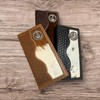 Western Stakes Leather Bi Fold Mens Long Wallet Saint Jude
