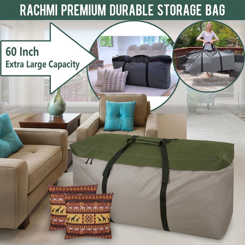 Rachmi Cushion Storage Bag (152 Gal) 60 Inch with Zipper