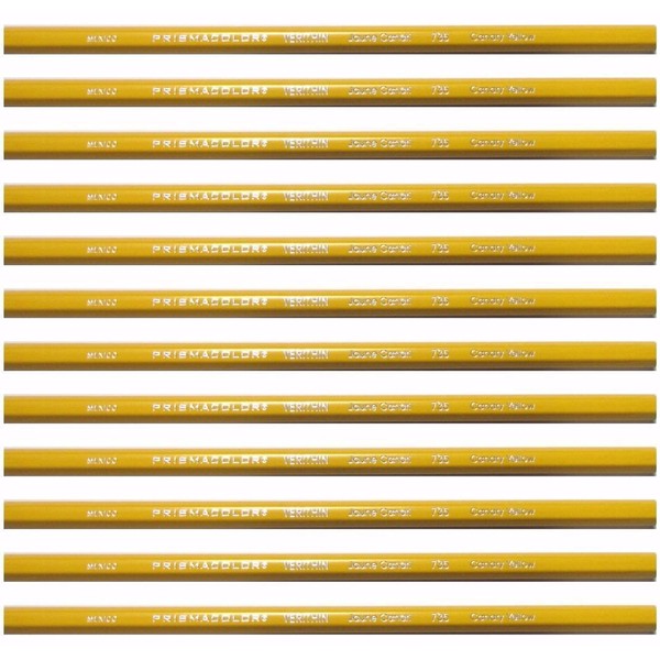 Prismacolor Verithin Colored Pencil - Canary Yellow- 735 (2431) 12PC