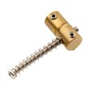 Musiclily Pro 19mm Brass Bass Bridge Saddle Set for 4