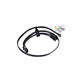 Alphacool 18540 RGB 4pol LED adapter cable for Mainboards 50cm - black Cables Other cables