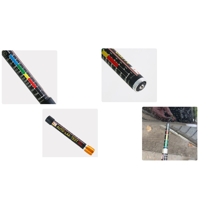 Paint Thickness Tester Aluminum Plastic Magnet Compact Car Body Coating