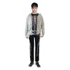 Donnie Darko Skeleton SET (Suit + Hoodie) Coat Adult Costume Jumpsuit (XL)