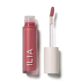 ILIA – Aceite natural de labios tintado brillante | no tóxico, sin crueldad, belleza limpia (Tahití | Coral quemado)