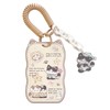 NATUAKE Cat Pattern Pass Case, Cute, Strap Included, Girls, Women's,