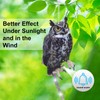Kungfu Mall Bird Scarers for Garden, 2PCS Fake Owls to