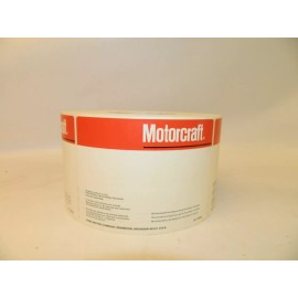 Ford Vintage Roll of 1050 OEM Ford Motorcraft Dealer Parts Sticker 4" X 5.5" Z92348C