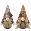 Gehydy Deko Herbst Wichtel Figuren 2er Set Herbstdeko Wichtel Dekoration