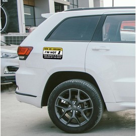 How Am I Driving Sticker Funny Bumper Decal Im Not This Vehicle is Being Driven By 700 Rats Vinyl Die Cut Sticker Water-Resistand for Car Rear View Mirror Laptop Phone Water Bottle (5 Inches (3PCS))