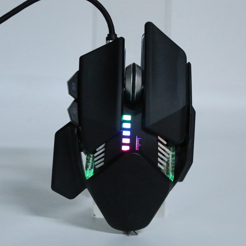 Mechanical Mouse Ergonomic Gaming Adjustable Tail Wired Computer Supplies 4000DPI