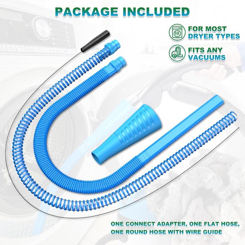 Sealegend 2 Pieces Dryer Vent Cleaner Kit Dryer Lint Vacuum