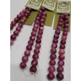 Unbranded Purple Shell Round Beads 8mm #94063