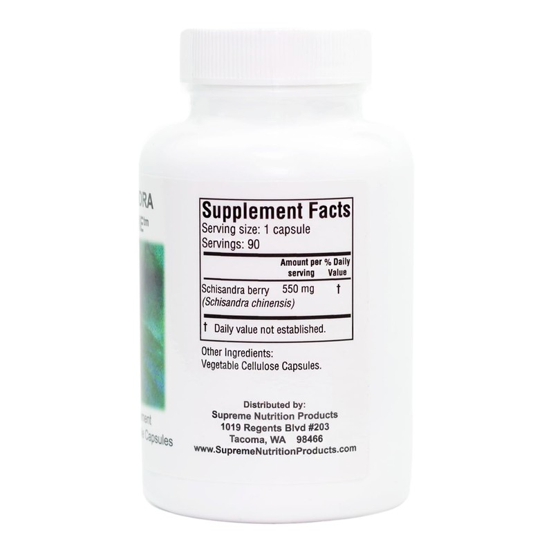 Supreme Nutrition Products Supreme Nutrition Schisandra Supreme, 90 Pure Schisandra
