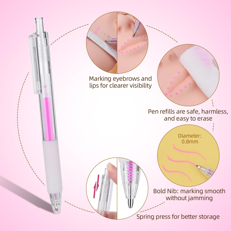 ATOMUS Microblading Kit Pink Complete Semi Permanent Pen kit Tool