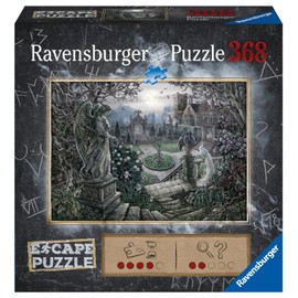 Ravensburger Escape: Midnight in The Garden 368 Piece Jigsaw Puzzle for Adults - an Immersive Puzzle Game Experience | FSC-Certified | Ideal for Ages 14+ | Perfect for Group Activity