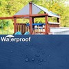 ABCCANOPY 52"X90" Swing Set Replacement Tarp for Playgrounds, Shade Screens