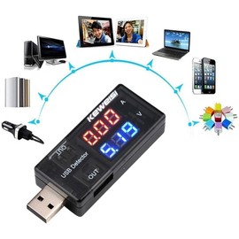Black USB Power Meter,USB Current Meter,3-9V 0-5A Voltage Tester Multimeter,LCD Digital Multimeter Current Tester Voltage Detector,USB Tester DC LED Display Multi Testers Tools