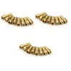 DOITOOL 24pcs Brass Collet for Rotary Tools Golden Compatible with