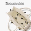 TOPDesign Heavy-Duty Canvas Tote Bag for Women, Adjustable Crossbody/Shoulder Handbag