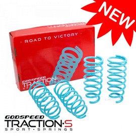 Godspeed LS-TS-MA-0008 Traction-S Performance Lowering Springs, Reduce Body Roll, Improved Handling, Set of 4, compatible with Mazda 6 (GJ) 2014-20