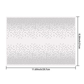 SUPERDANT Gradients Iron on Rhinestones Crystal Rhinestone Decals Heat Transfer Decal Kid's T-Shirt Crystal Heat Transfer Bling Hot fix Rhinestone DIY Decals for Clothing Decor