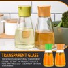 LNQ LUNIQI 2Pcs Soy Sauce Container Dispenser Leakproof Vinegar Dispenser