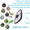 HQRP 2 Pack Air Filter Compatible with Echo ES-210 ES-211