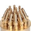 Fountain Nozzle Brass 3 Layers Adjustable Watering Sprayer Pond Sprinkle