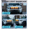 Direct-Snap LED Grill Lights for 2025 2026 Toyota 4Runner Raptor