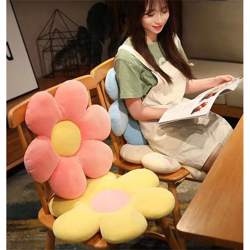 WYIKE Flower-Shaped Cute Pillow, Flower Cushion, Reading Pillow and Leisure
