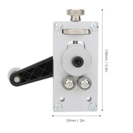 SONK Guitar Fret Bender, Guitar Guitar Luthier Made of Zinc Alloy with Adjustable Thumb Wheel for Bending and Straightening Fret Wires, Fret Wire Bender for Guitar Repair and Maintenance (Short)