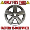 Auto Reflections Set of 4 18" 5 Spoke Wheel Skins