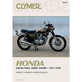 HONDA CB350F, CB400F, CB500, CB550 and CB550F MOTORCYCLE REPAIR SHOP & SERVICE MANUAL Years 1971, 1972, 1973, 1974, 1975, 1976, 1977 & 1978 - NEW