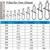 OROOTL Duo Lock Fishing Snaps Fishing Lures Clip Swivel Lock