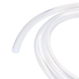 MECCANIXITY PVC Transparent Hose Vinyl Tubing 8mm ID 12mm OD 2m Flexible Lightweight for Water Tube,Air Tube