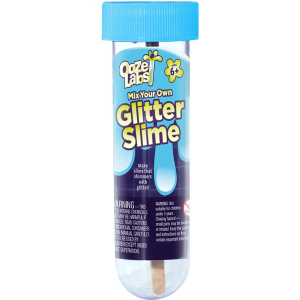 Thames & Kosmos Ooze Labs Glitter Slime Fun, Simple Science Experiment | Make Glittery, Beautiful Slime! | Great Party Favor, Stocking Stuffer, Easter Basket Goodie | Safe, Fast, Educational Activity